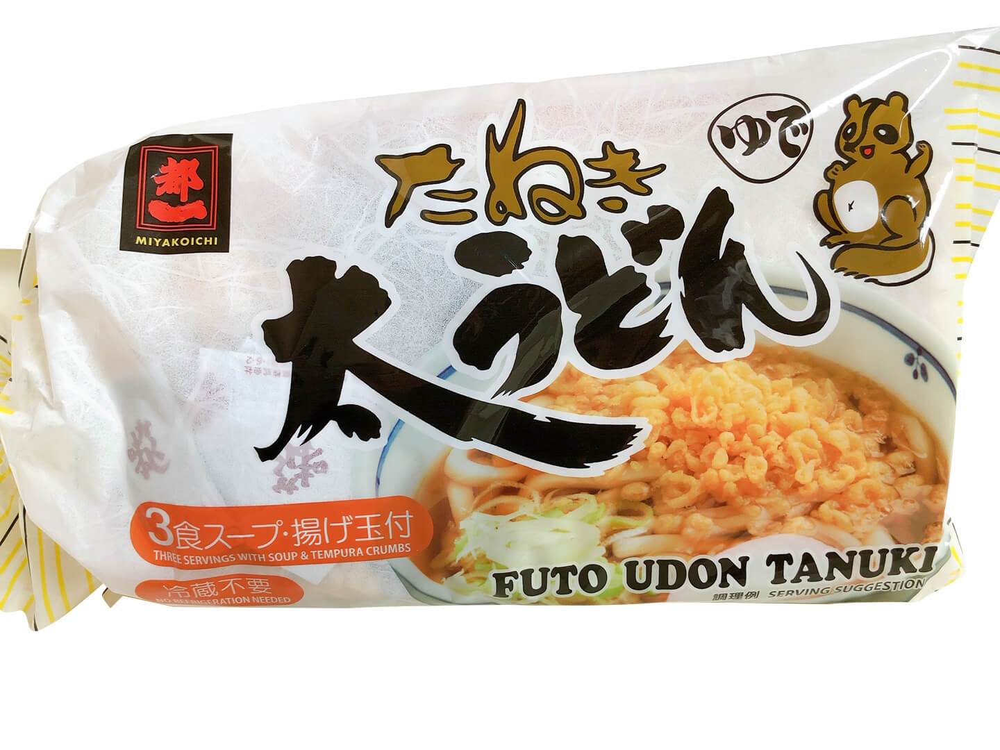 EXPIRY DATE 15/03/24 MIYAKOICHI FUTO TANUKI UDON [FRESH NOODLE] 670G