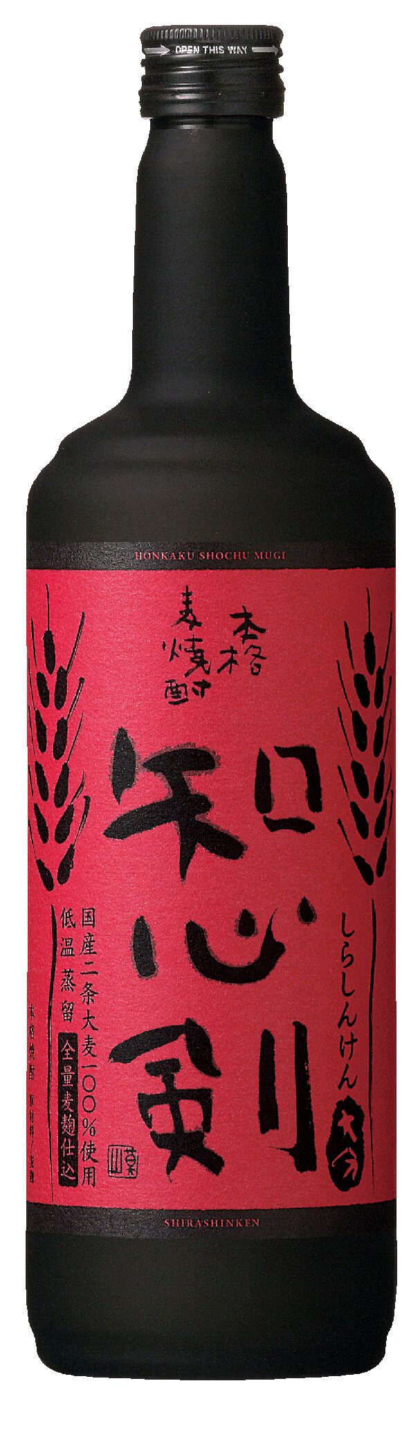 HONKAKU MUGI SHOCHU SHIRASHINKEN 25% [JAP WINE] 720ML