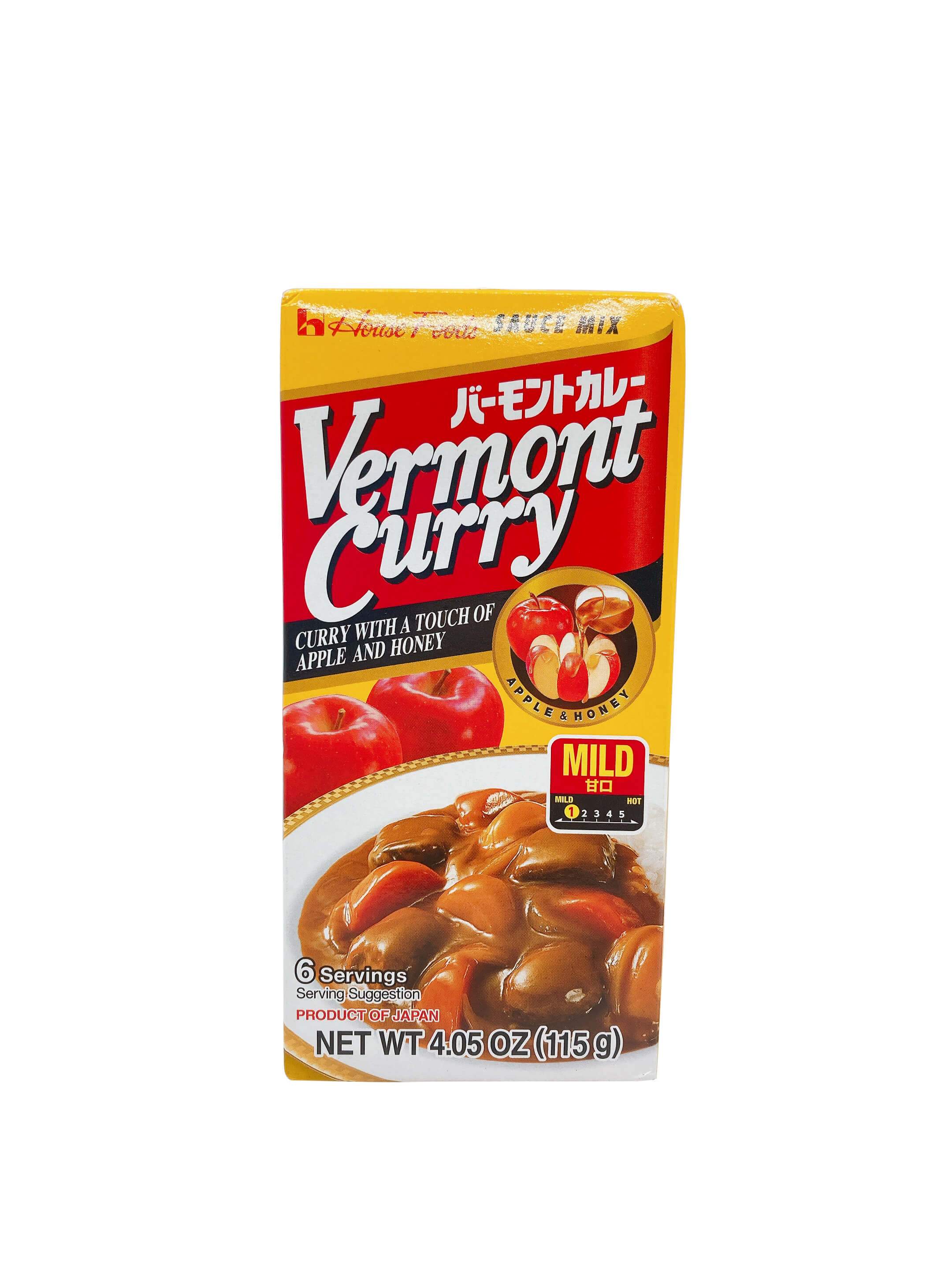 HOUSE VERMONT CURRY MILDS [CURRY PASTE] 115G Seasonings/Cooking